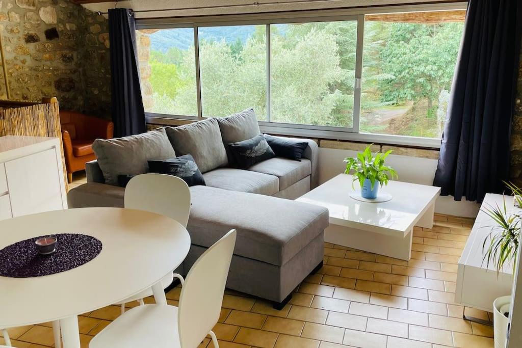 Apartament Gite Des 3 Vallees - Le Soleil Des Cevennes Saint-Jean-du-Gard Zewnętrze zdjęcie