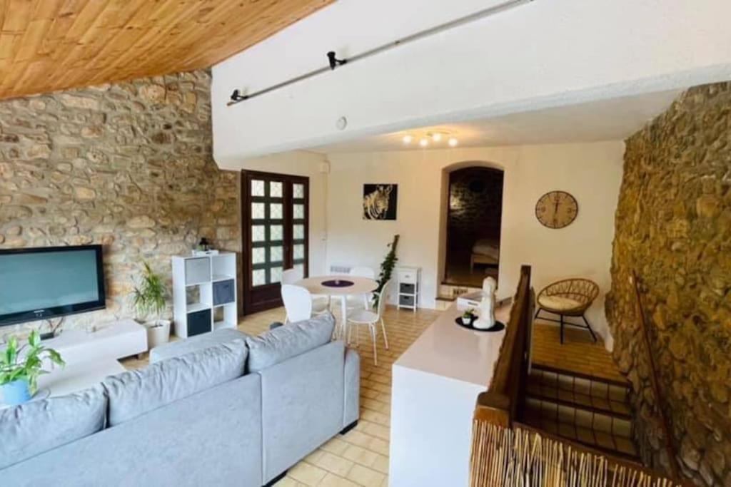 Apartament Gite Des 3 Vallees - Le Soleil Des Cevennes Saint-Jean-du-Gard Zewnętrze zdjęcie