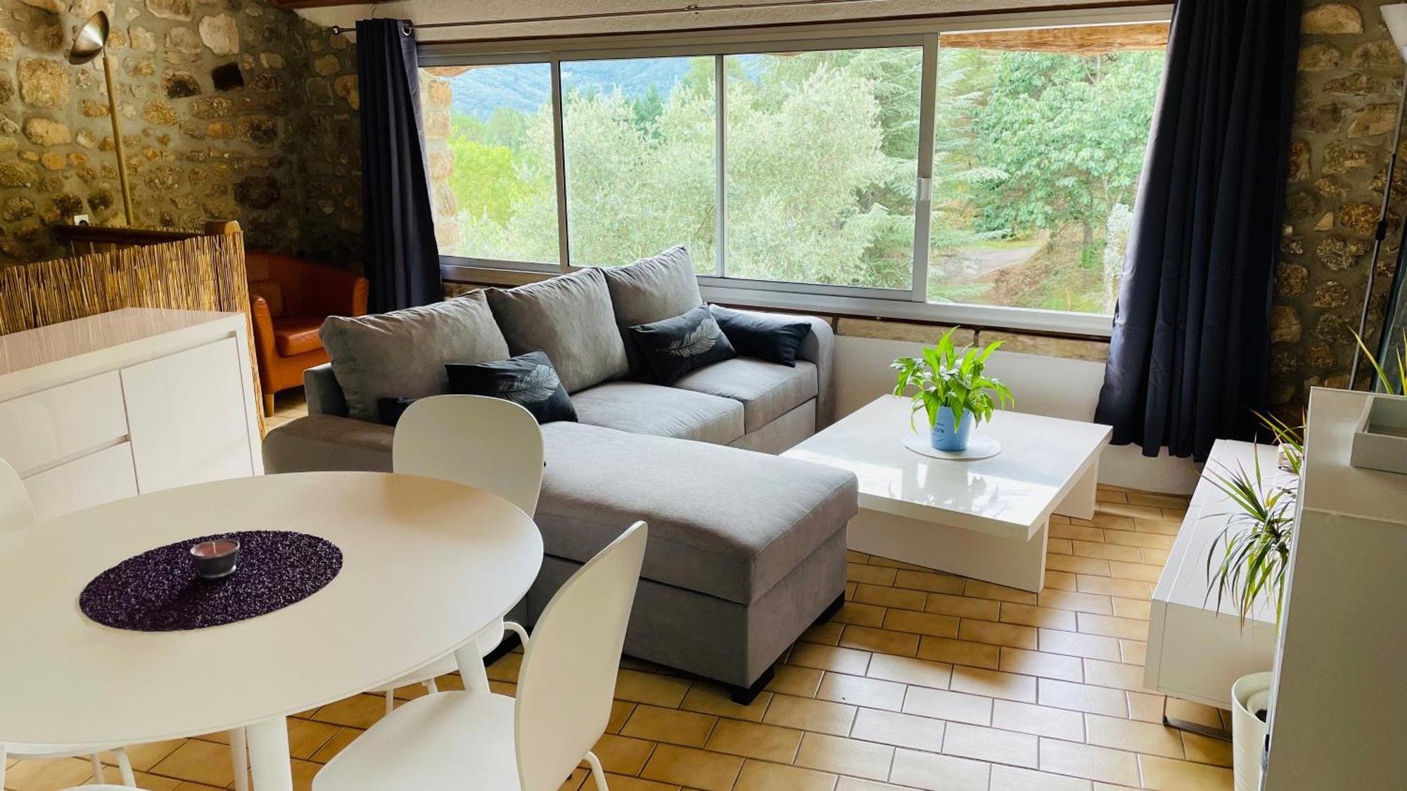 Apartament Gite Des 3 Vallees - Le Soleil Des Cevennes Saint-Jean-du-Gard Zewnętrze zdjęcie