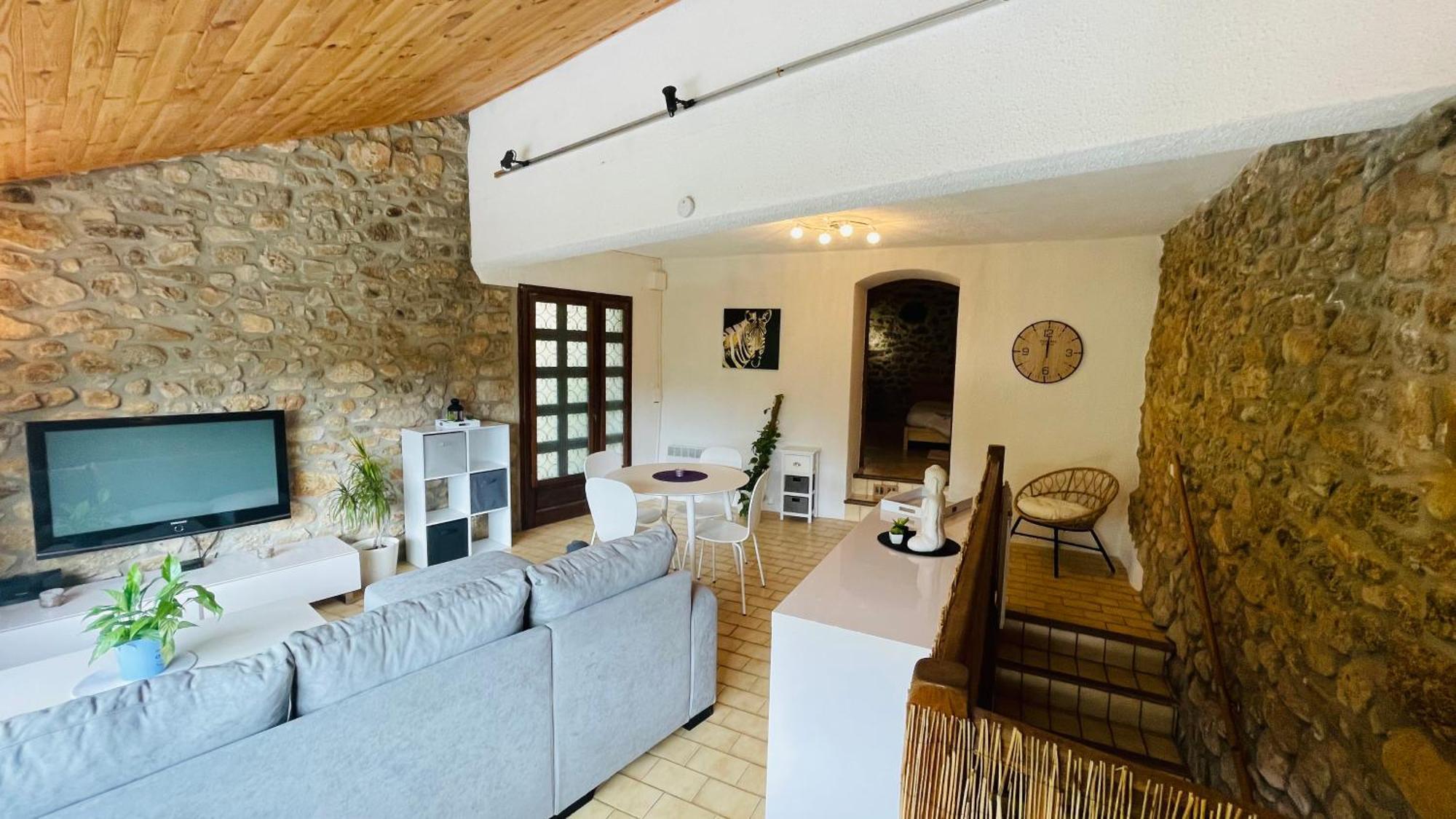 Apartament Gite Des 3 Vallees - Le Soleil Des Cevennes Saint-Jean-du-Gard Zewnętrze zdjęcie